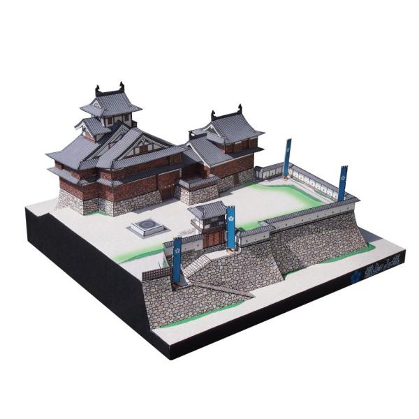 Bob松山城&大洲城2点セット（ペーパークラフト完成品） keepon_4571350470516