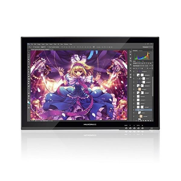 HUION 19インチ液タブ ペンタブ用手袋付け プロ向け液晶ペンタブレット