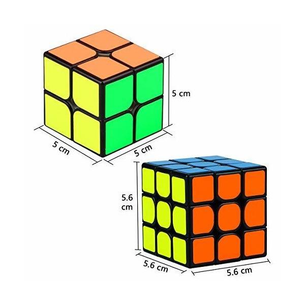 Dreamparkルービックキューブ2個セット2x2 3x3x3 スピード