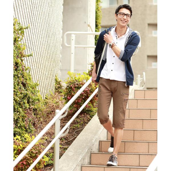 EVISU　エビス　膝下丈ズボン【Lサイズ】ブルー系チノパン EVISU エビス 膝下丈ズボン【Lサイズ】ブルー系チノパン パンツ