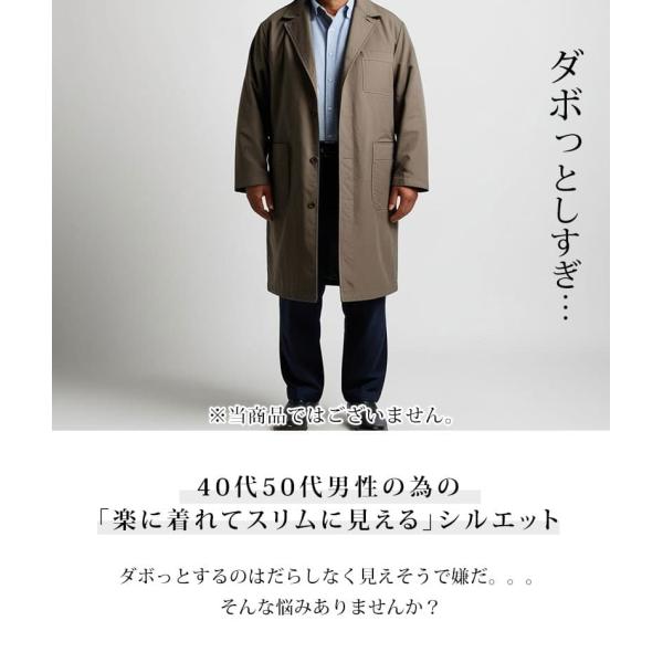 ハーフコート ウール メンズ 50代 フードコート 40代 冬 ハーフ コート 