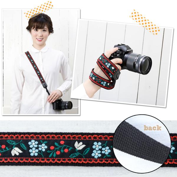 カメラストラップ camera strap 一眼レフ ミラーレス一眼用 ビューティフルブーケ MI-NA ミーナ かわいい おしゃれ /【Buyee】  Buyee Japanese Proxy Service Buy from Japan!