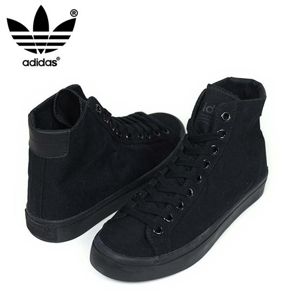 adidas アディダスCOURT VANTAGE MID W メンズスニーカーALL BLACK