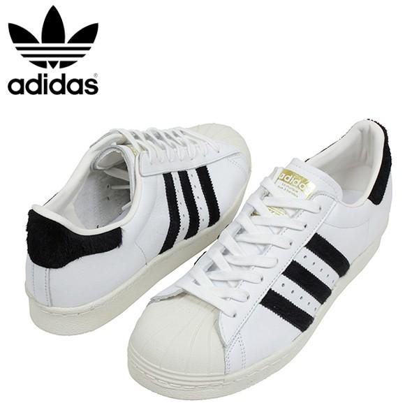 adidas アディダス SUPER STAR 80S メンズ スニーカー WHITE/BLACK