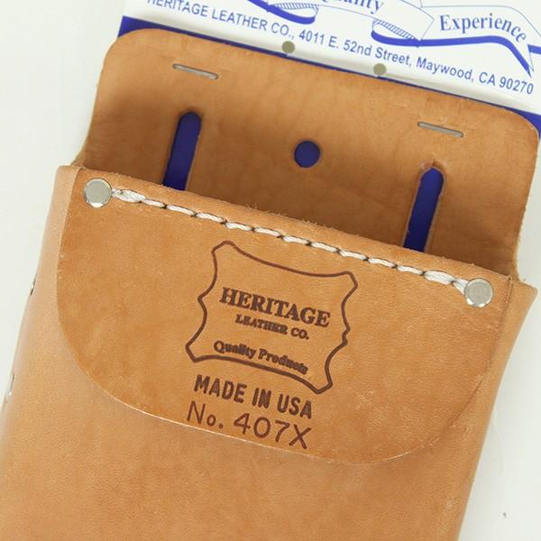 HERITAGE LEATHER CO. ヘリテージレザー 407X 本革ツールポーチ