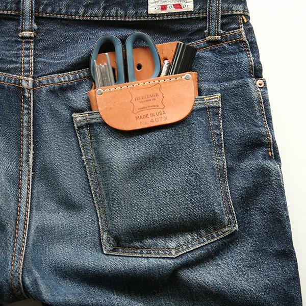 HERITAGE LEATHER CO. ヘリテージレザー 407X 本革ツールポーチ