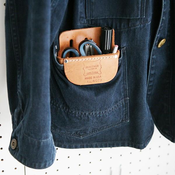 HERITAGE LEATHER CO. ヘリテージレザー 407X 本革ツールポーチ