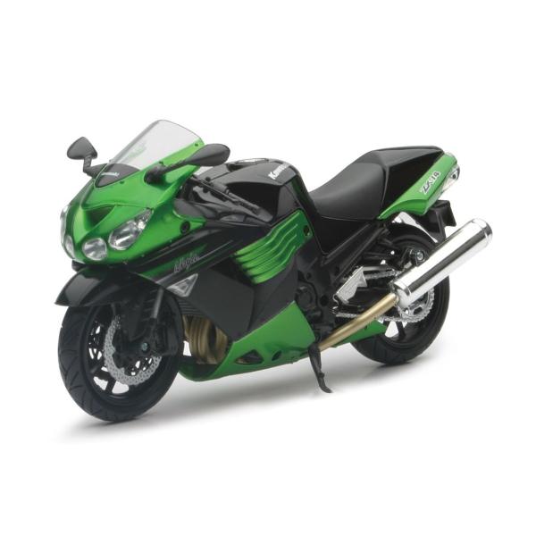 ニューレイ カワサキ ZX-14 2011 ニンジャ バイク オートバイ 緑 1/12 