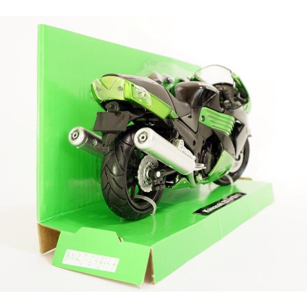 2011 Kawasaki Zx-14 Ninja Green Motorcycle Model 1/12 By New Ray