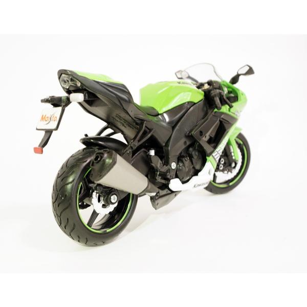 マイスト カワサキ ニンジャ ZX-10R グリーン 緑 バイク オートバイ モデルバイク ダイキャスト カワサキ・ニンジャZX-10R Maisto  1/12 Kawasaki Ninja ZX-10R /【Buyee】