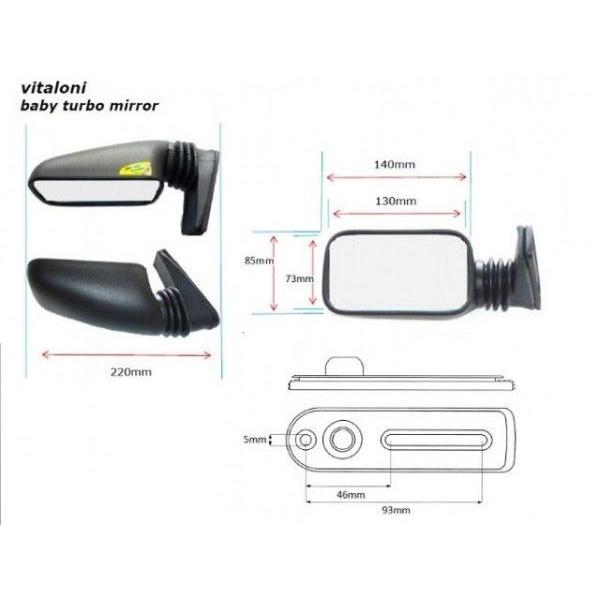 vitaloni ビタローニ ベビーターボミラー /【Buyee】