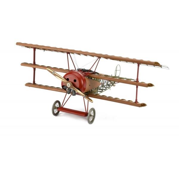 木製飛行機(アンティーク) （木製 飛行機模型キット フォッカー