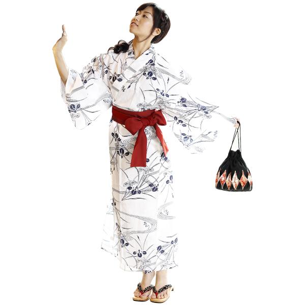 浴衣 日本製 旅館浴衣 帯付 浴衣セット 女性 婦人 レディース