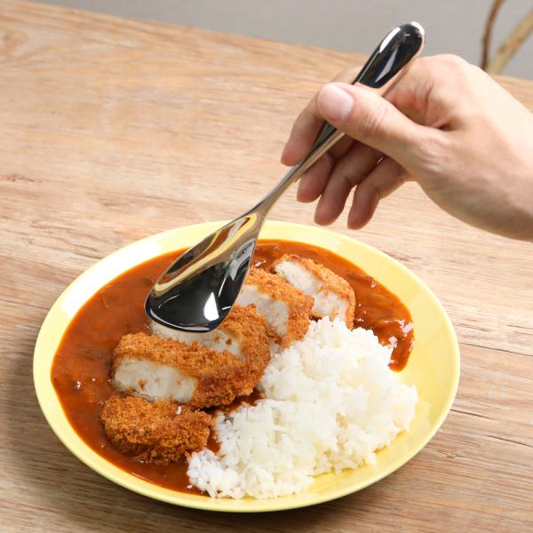 カレー専用スプーン山崎金属工業カレー賢人（キャリ/サクー/ヒダリー