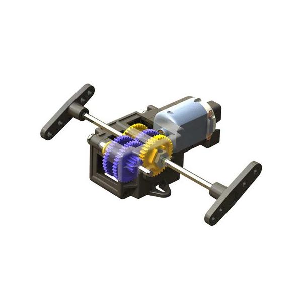 HT　4本 タミヤ 楽しい工作シリーズ シングルギヤボックス（4速タイプ