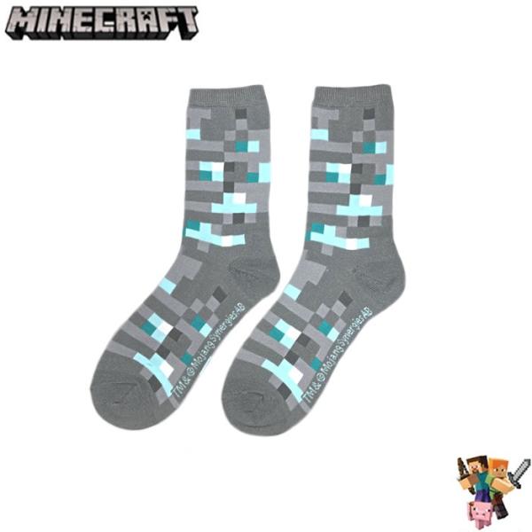 ソックス 靴下 マインクラフト Minecraft Crews ダイヤの剣 / ツルハシ ダイヤ / ダイヤの装備 ダイヤモンド鉱石 3 Pack  /24-26cm 1set /【Buyee】 Buyee - Japanese Proxy Service | Buy from Japan!