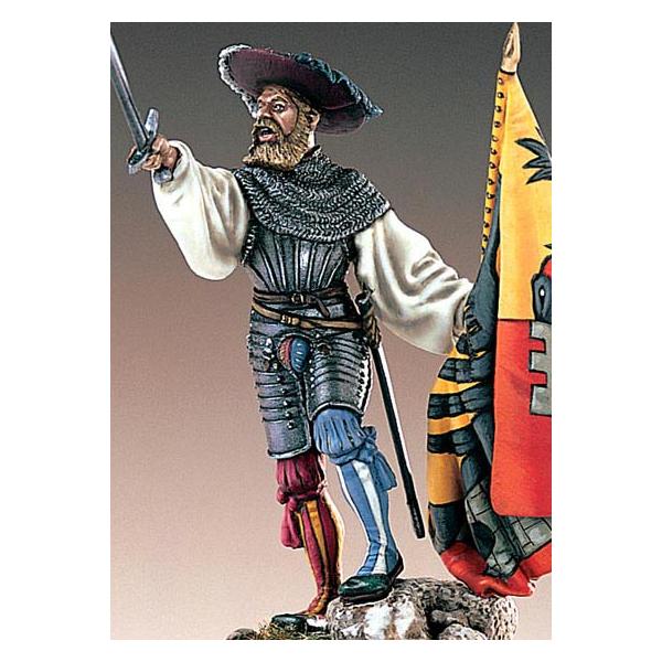【 ランツクネヒト Landsknecht 】　62ｃｍ　ドイツ製 ランツクネヒト（ドイツ傭兵）旗手 1520年 Landsknecht Standard