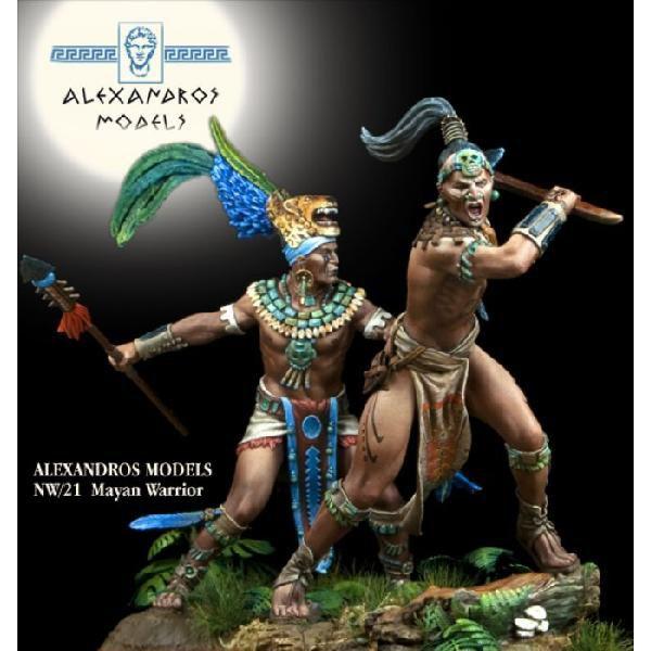 マヤ族の戦士 16世紀（アレキサンドロスモデルAXNW21と対になります