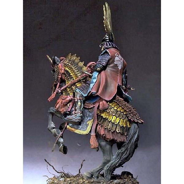 戦国大名豊臣秀吉（騎馬） Hideyoshi Toyotomi 75mm[PEG75-907