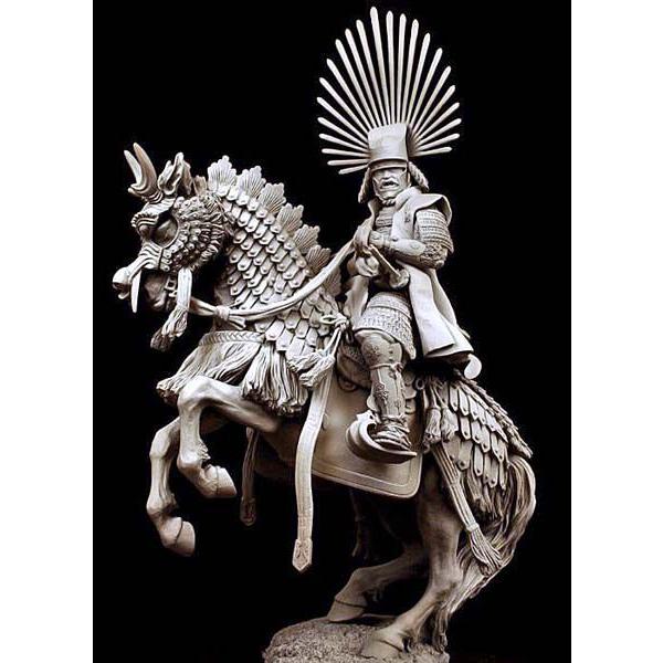 戦国大名豊臣秀吉（騎馬） Hideyoshi Toyotomi 75mm[PEG75-907
