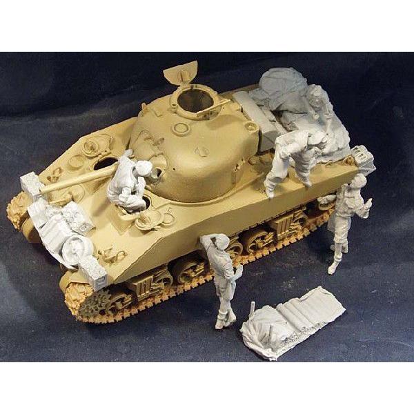 【新品】1/35 M4 シャーマン2体セット 35-L42W】1/35 M4シャーマン 水平懸架サスペンションセット T66