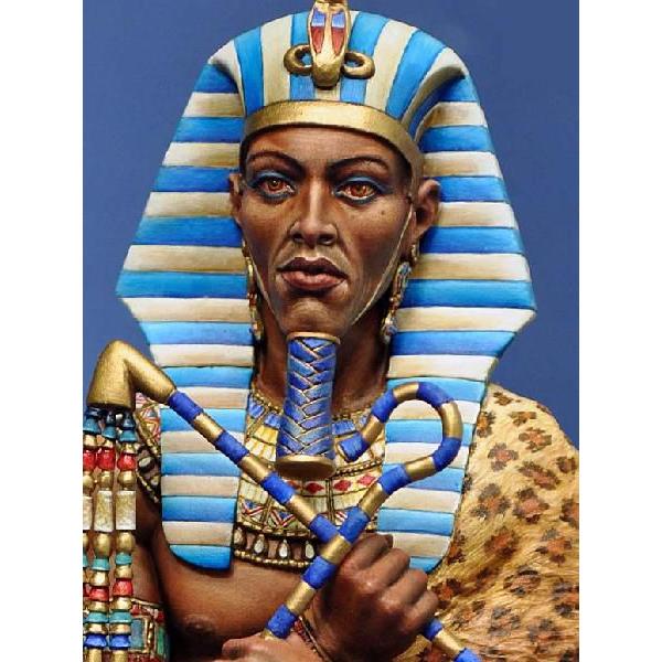 古代エジプト第18王朝の王（ファラオ） アメンホテプ4世 AKHENATEN 200mmバスト /【Buyee】