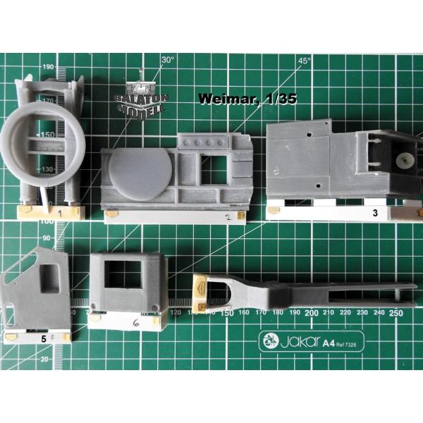 旧東ドイツ ヴァイマルT174掘削機 フルキット Weimar T174 excavator 1