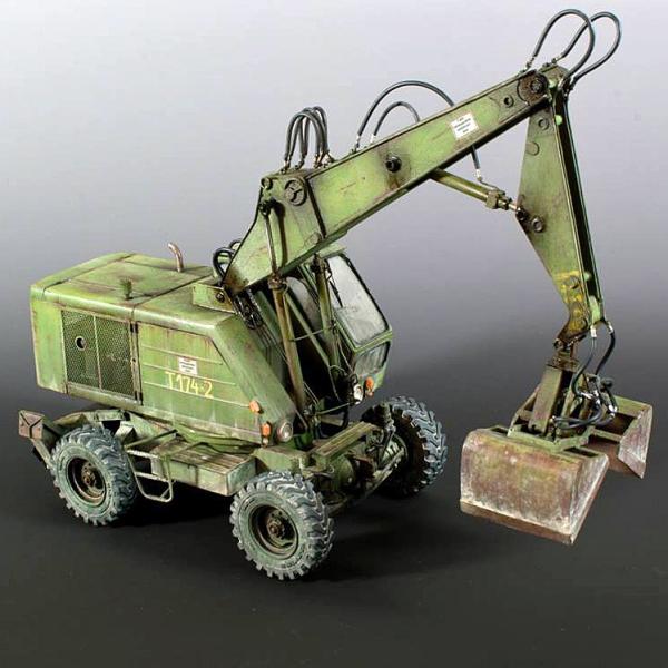 旧東ドイツ ヴァイマルT174掘削機 フルキット Weimar T174 excavator 1