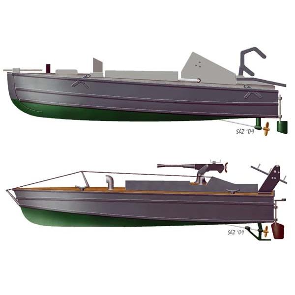 日本軍 四式肉薄攻撃艇＆震洋 フルキット The MARU-IN and The SHINYO