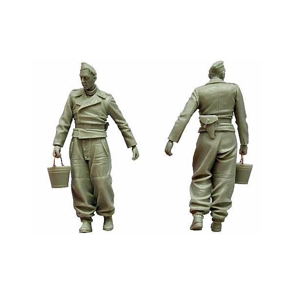ドイツ軍 SS 戦車を冬季迷彩する戦車兵 No.1 SS Tankman (winter