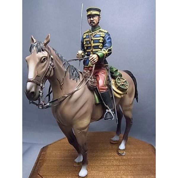 帝国陸軍近衛騎兵中尉日露戦争（騎馬） IJA Imperial Guard military 