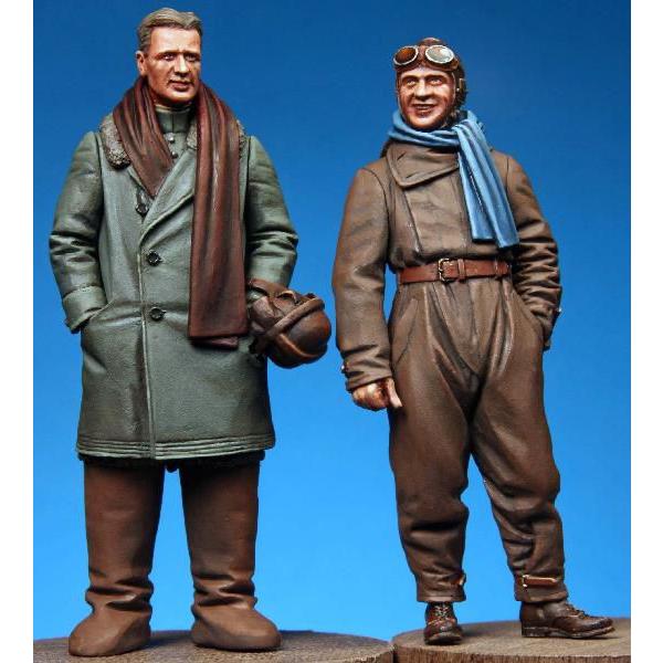 第一次世界大戦 ドイツ空軍 複座機 パイロット＆機上偵察員（2体入