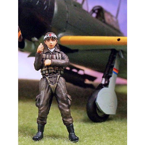 大日本帝国海軍 ゼロ戦女性パイロット 1947年 ver.2 WWII Japan Army