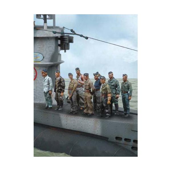 ドイツ海軍Uボートクルー#2（9体入） U-BOAT CREW 2 1/72[S12-S04