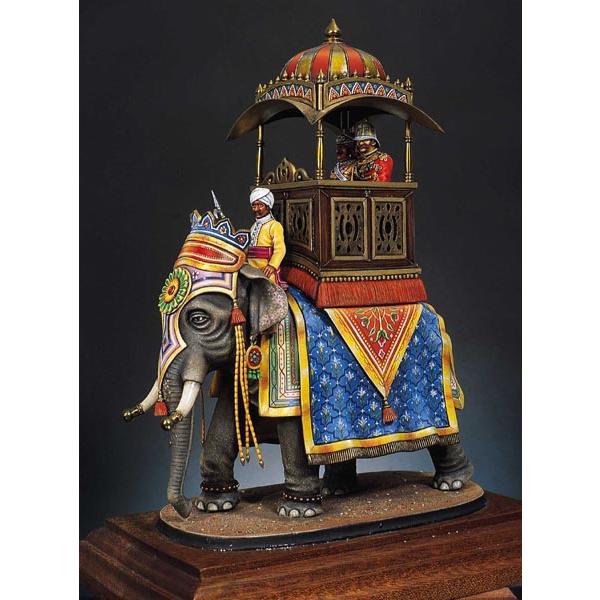 大英帝国の王冠・インド」（マハラジャの象）（1880-90年） The Crown 