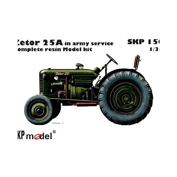 現用チェコスロバキア軍 ゼトル25トラクター フルキット Zetor 25 1/35