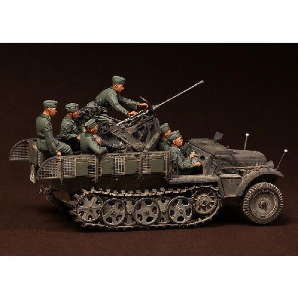 ドイツ軍 Flak30 2cm高射砲搭載Sd.Kfz10/4ハーフトラッククルーセット 