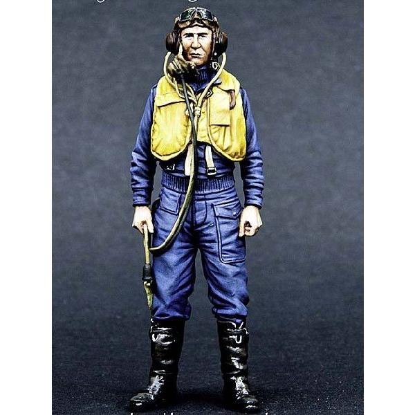 イギリス空軍 立っている戦闘機パイロット 大戦初期 Standing RAF