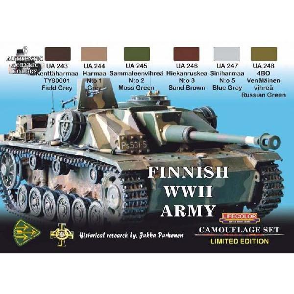限定版】フィンランド軍 戦車 WWII 迷彩カラーセット CAMOUFLAGE SET 