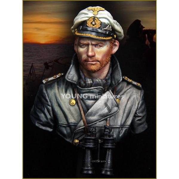 ドイツ海軍 Uボート艦長 U-BOAT COMMANDER WWII 1/10バスト