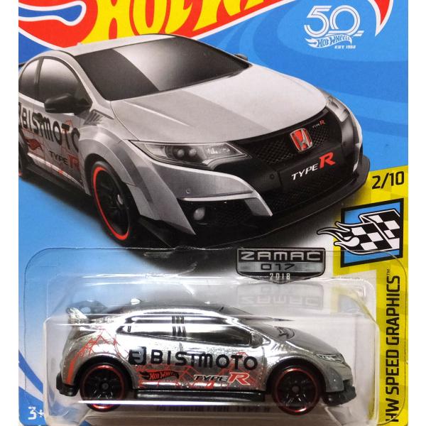 ホットウィール ミニカー zamac ザマック 16 HONDA CIVIC TYPE R