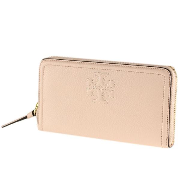TORY BURCH トリーバーチ レザー製 ピンク 長財布 Tory Burch - 新品 トリーバーチ TORY BURCH 長財布 ロビンソン