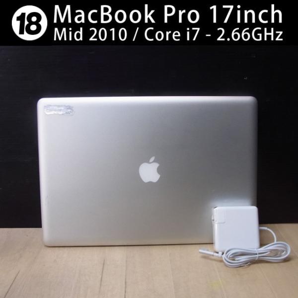 MacBook Pro 17インチ Mid 2010・Core i7 2.66GHz/4GB/500GB・MC024J/A