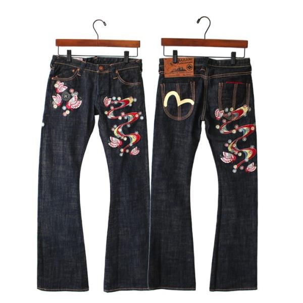 Evisu Denim Pants エヴィス かもめ 刺繍 デニム ブーツカット