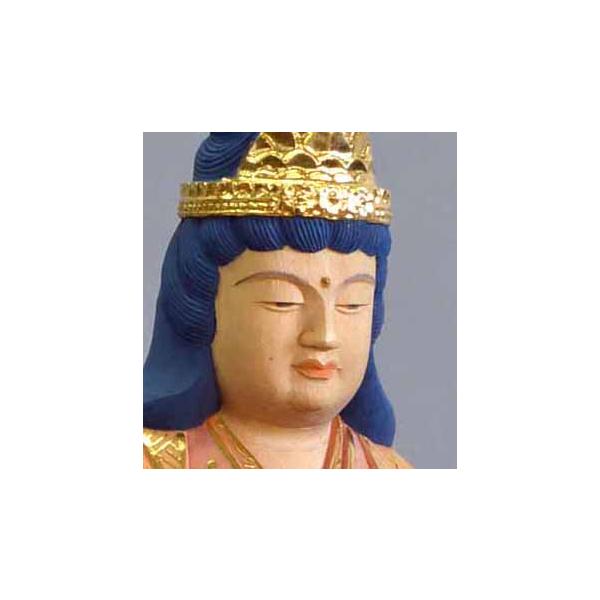 木彫仏像 子安鬼子母神坐像 総高45cm 桧材 截金仕上 /【Buyee】