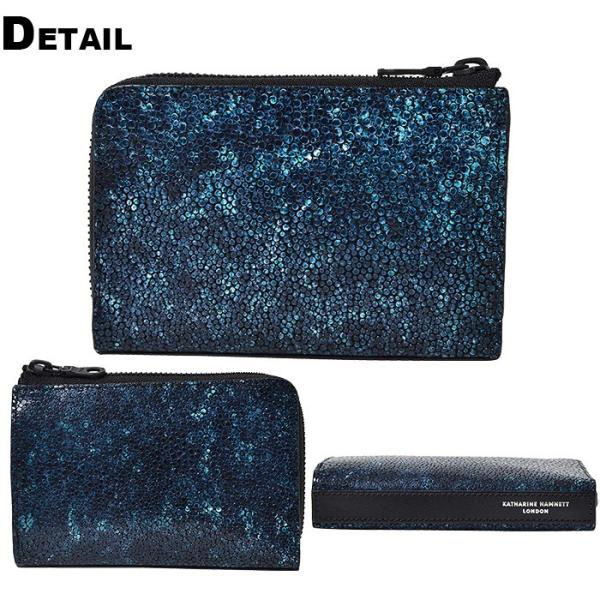 キャサリンハムネット　ガラパゴス　財布 キャサリンハムネット 財布 二つ折り財布 メンズ 縦型 box型小銭