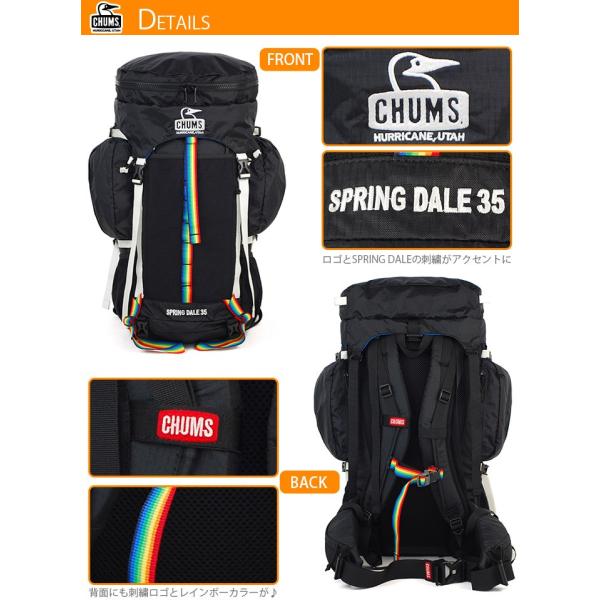 チャムスリュックリュックサックザック35L CHUMS SPRING DALE 35 ch60