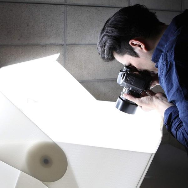 コンパクト撮影ボックス卓上写真スタジオオールインワン約63.5cm 