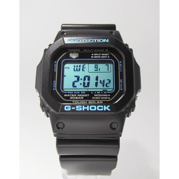 7年保証】G-SHOCK BLACK×BLUE Series メンズ男性用ソーラー電波腕時計