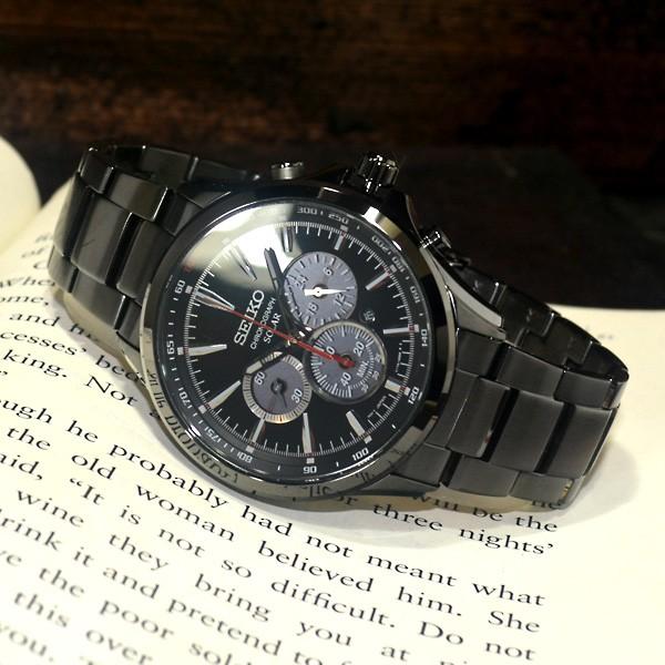 セイコー クロノグラフ ソーラー 逆輸入 海外モデル SEIKO メンズ